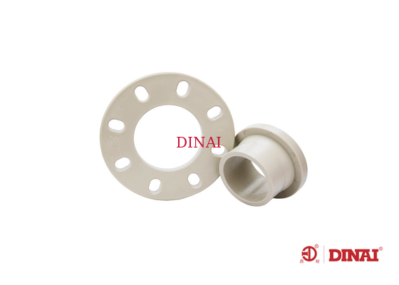 Garnitures de tuyau en plastique industrielles de Pph Van Stone Flange avec les normes DIN8077/78